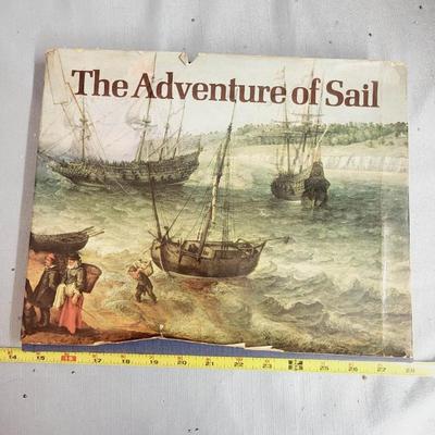 THE ADVENTURE OF SAIL BEAUTIFUL HARDBACK BOOK