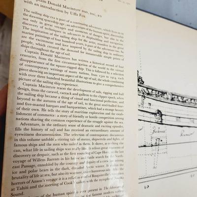 THE ADVENTURE OF SAIL BEAUTIFUL HARDBACK BOOK