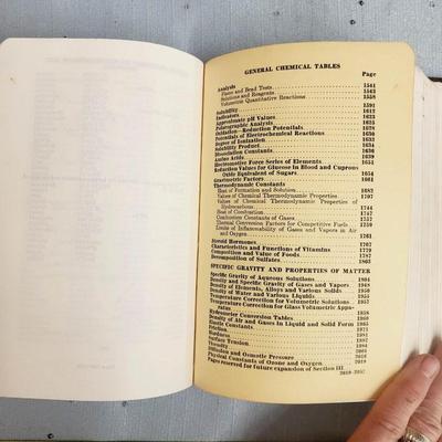 36TH EDITION OF CHEMISTRY & PHYSICS HARDBACK BOOK