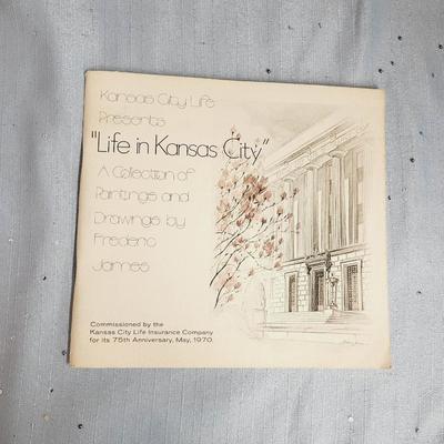 LIFE IN KANSAS CITY "A COLLECTION OF PAINTINGS BY FEDERIC JAMES" SOFT BACK BOOK