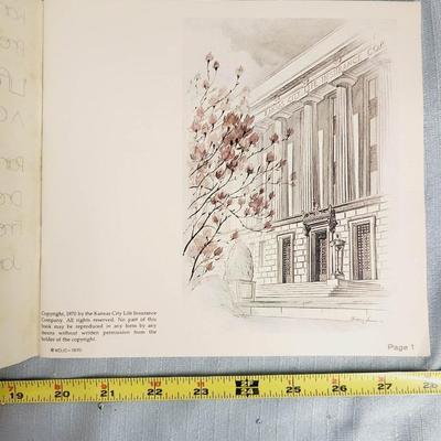 LIFE IN KANSAS CITY "A COLLECTION OF PAINTINGS BY FEDERIC JAMES" SOFT BACK BOOK