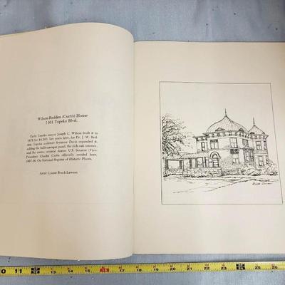 HISTORIC TOPEKA - A SKETCHBOOK TO COLOR PUBLISHED BY AMERICAN HERITAGE