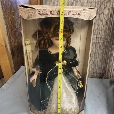 COLLECTOR CHOICE BISQUE PORCELAIN DOLL IN BOX