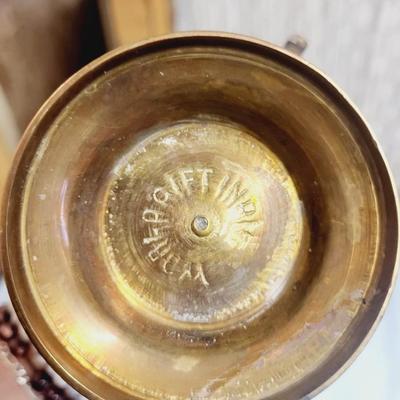 2 BEAUTIFUL ORNATE ETCHED BRASS PITCHERS - SEE DESCRIPTION