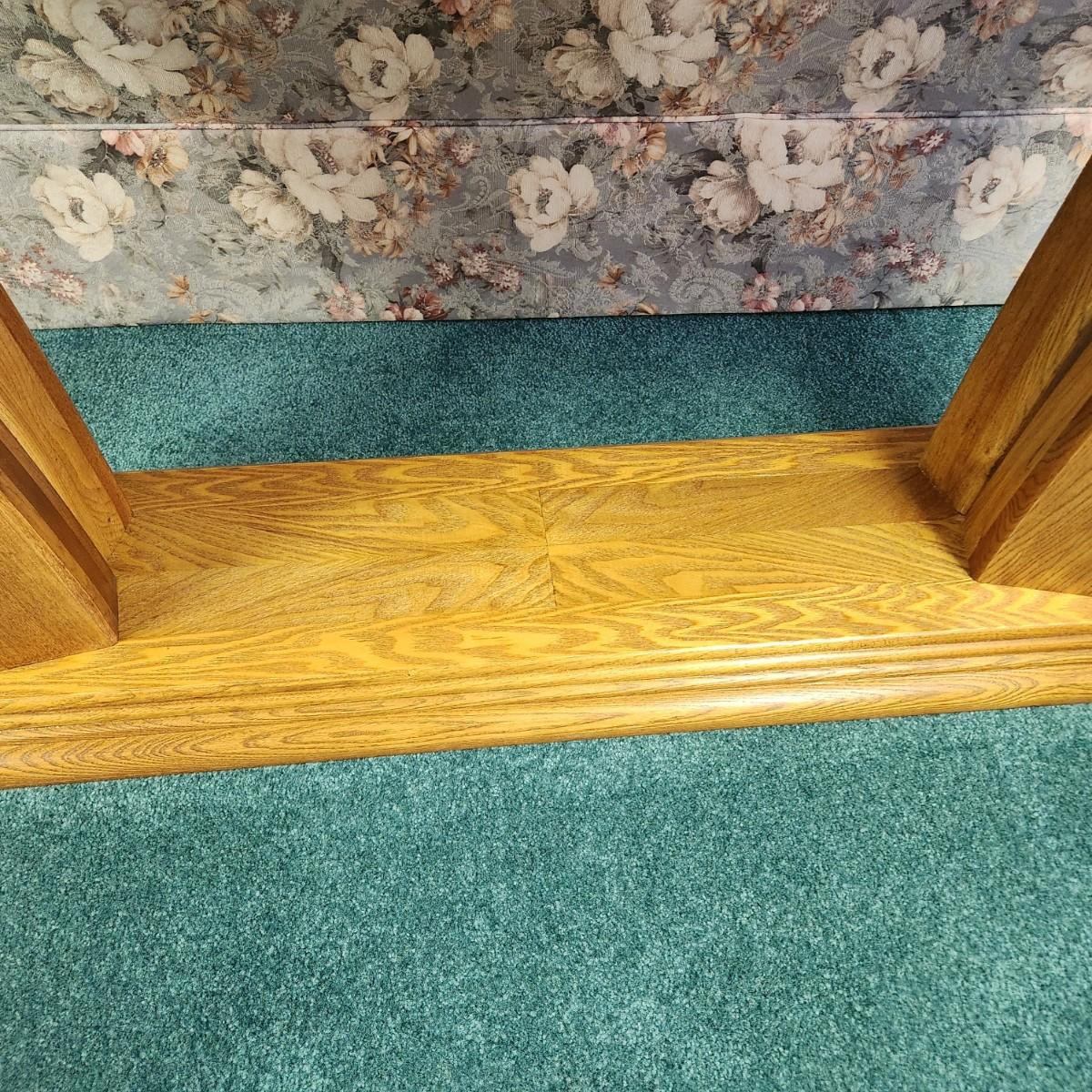 Solid Wood side table server 48x17x26