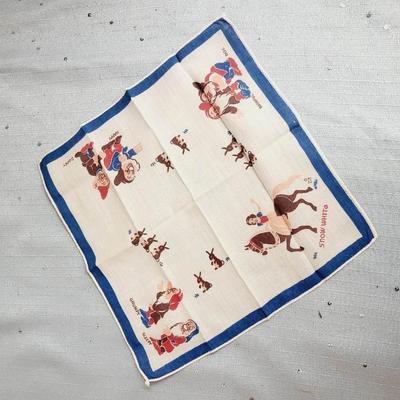 VINTAGE SNOW WHITE HANDKERCHIEF