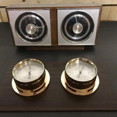 VINTAGE BAROMETER LOT