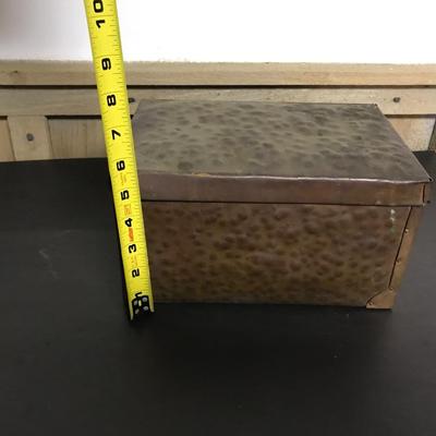 ANTIQUE COPPER BOX