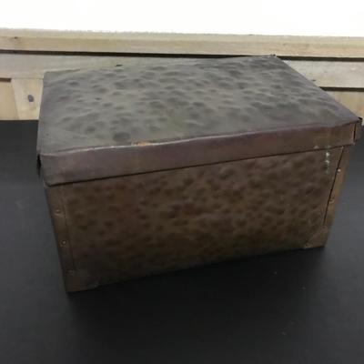 ANTIQUE COPPER BOX