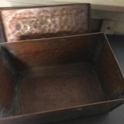 ANTIQUE COPPER BOX