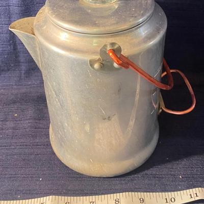 Vintage Comet Aluminum Coffee Percolator