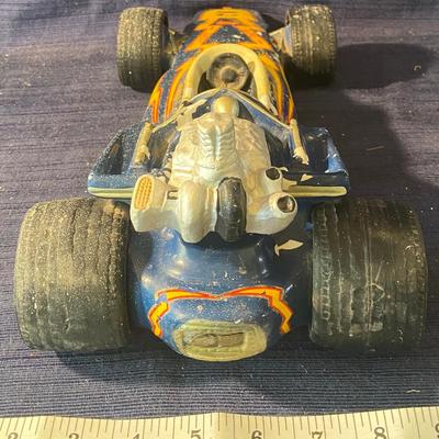 Rare Lionstone Porcelain Race Car Whiskey Decanter