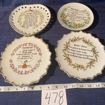 Saying Plates