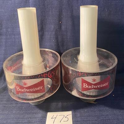 2 Budweiser Wall Lamp Scones