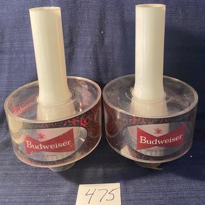 2 Budweiser Wall Lamp Scones