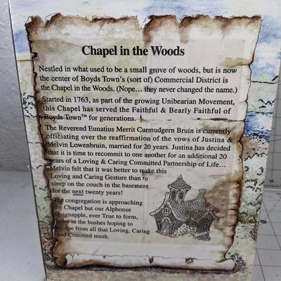 #778 Chapel In The Woods- Boydâ€™s Bearly Built Village
