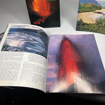 Four Book Lot on Volcanos Hawaiian History Kilauea Kauai National Park
