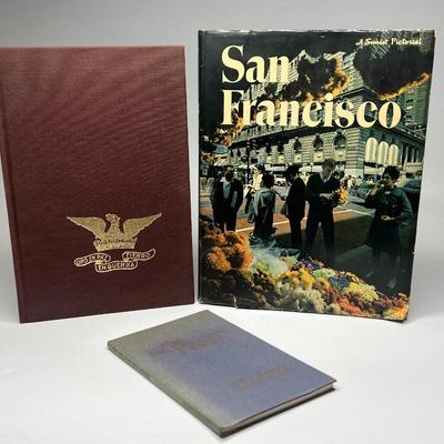 San Francisco Books, Pictorial, and Pamphlet 60's 70's Christmas Card from Author Included