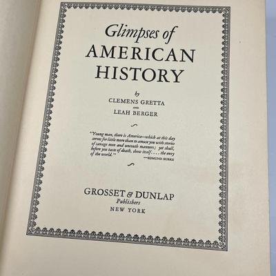 American History Book Lot