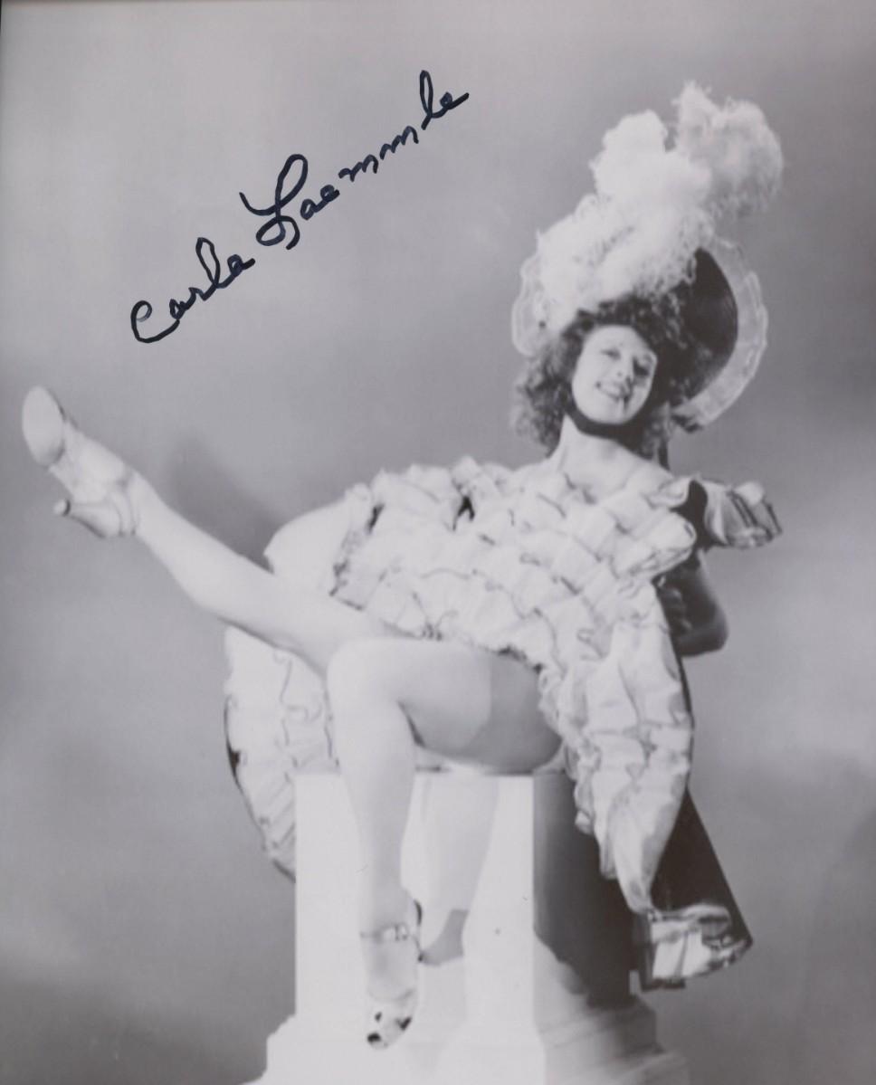 Carla Laemmle signed photo