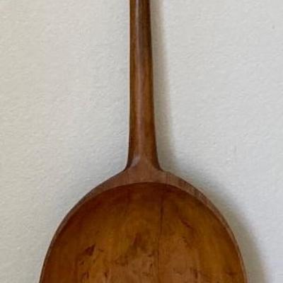 Vintage Carved Wooden Shovel