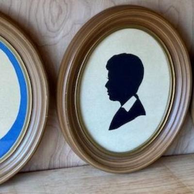 Lot Of Three Framed Silhouettes