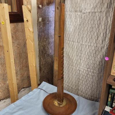 RETRO BOHO STYLE ADJUSTABLE WOODEN LAMP