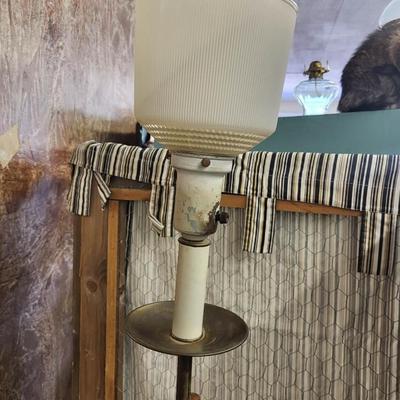 RETRO BOHO STYLE ADJUSTABLE WOODEN LAMP