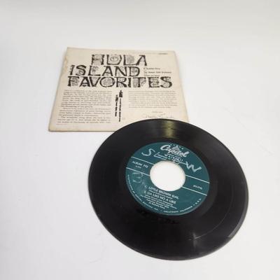 VINTAGE HULA ISLAND FAVORITES 45 RECORD