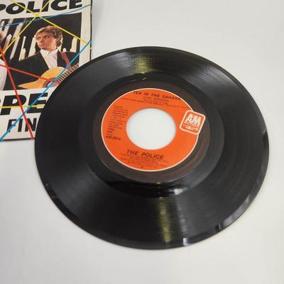 THE POLICE WRAPPED AROUND YOUR FINGER 45 RECORD