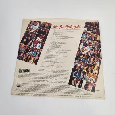 WE ARE THE WORLD 45 RECORD