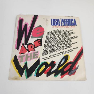 WE ARE THE WORLD 45 RECORD