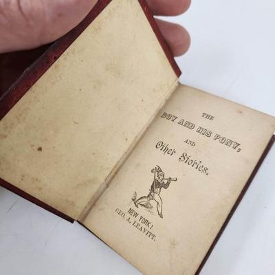 HAND SIZED LATE 1800S THE BOY & HIS PONY & OTHER STORIES HARDBACK BOOK