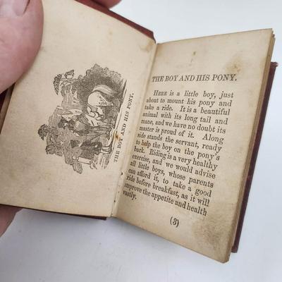 HAND SIZED LATE 1800S THE BOY & HIS PONY & OTHER STORIES HARDBACK BOOK