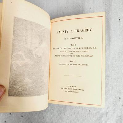 1882 FAUST HARDBACK BOOK