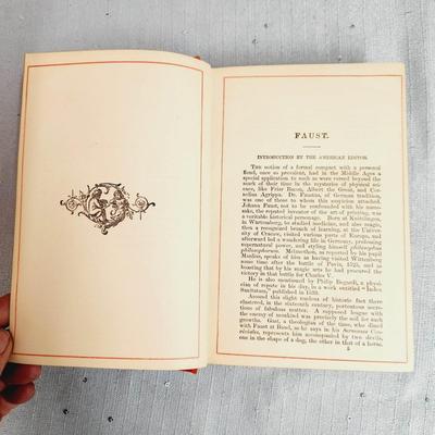 1882 FAUST HARDBACK BOOK
