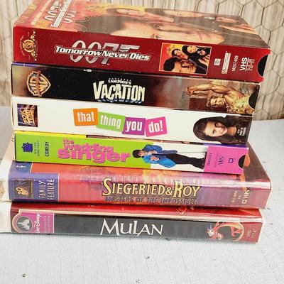6 PC VCR TAPE BUNDLE
