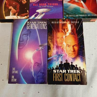 STAR TREK ENTERPRISE 5 PC VCR BUNDLE