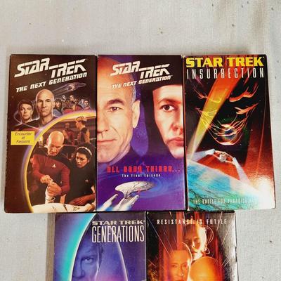STAR TREK ENTERPRISE 5 PC VCR BUNDLE