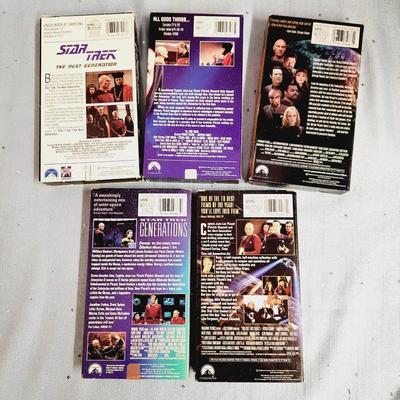 STAR TREK ENTERPRISE 5 PC VCR BUNDLE