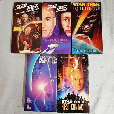 STAR TREK ENTERPRISE 5 PC VCR BUNDLE