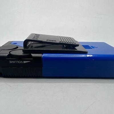 Vintage Sony FM Stereo Walkman Model SRF-20W Blue Radio w/Headphones