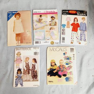 CHILDRENS PATTERN #2 BUNDLE OF 5