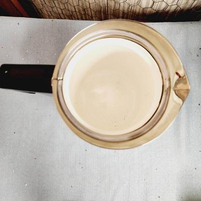 VINTAGE 6 CUP CORNING PERCOLATOR STOVE TOP
