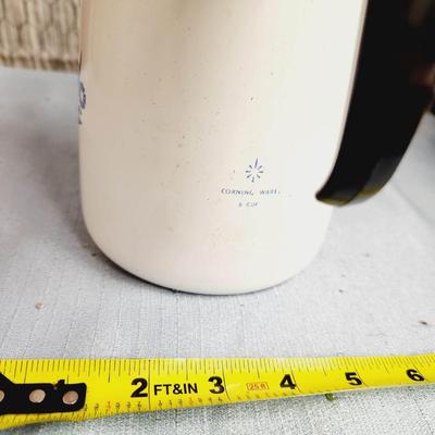 VINTAGE 6 CUP CORNING PERCOLATOR STOVE TOP