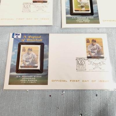 FIRST DAY OF ISSUE STAMPS - A LEGEND OF BASEBALL - 2000