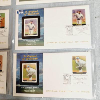 FIRST DAY OF ISSUE STAMPS - A LEGEND OF BASEBALL - 2000