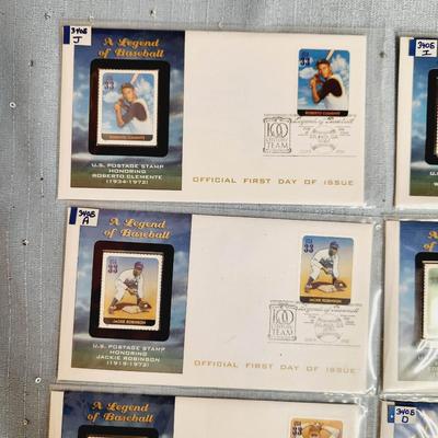 FIRST DAY OF ISSUE STAMPS - A LEGEND OF BASEBALL - 2000 - #2