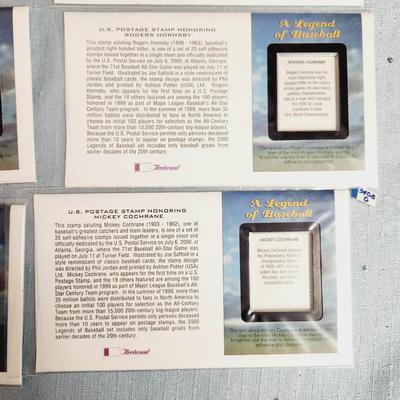 FIRST DAY OF ISSUE STAMPS - A LEGEND OF BASEBALL - 2000 - #2