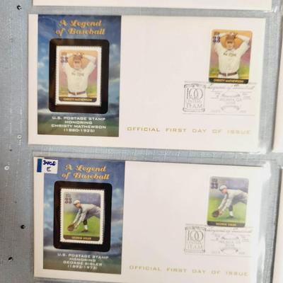FIRST DAY OF ISSUE STAMPS - A LEGEND OF BASEBALL - 2000 - #2